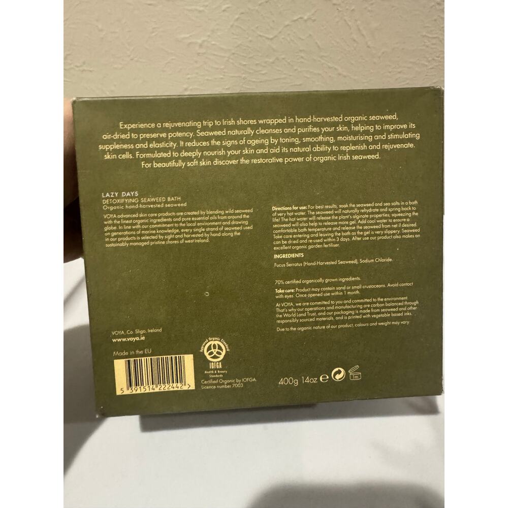VOYA Lazy Days Organic Detox Seaweed Bath Ireland - Picture 5 of 8